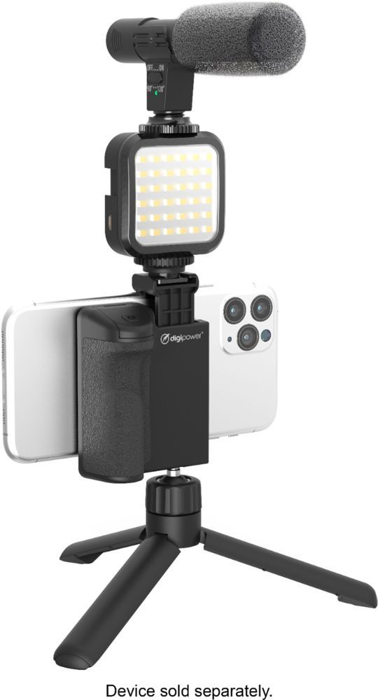 ProStudio Creator: El Kit de Creación de Contenido con Soporte para Celular, Luces LED y Micrófono. 🎥